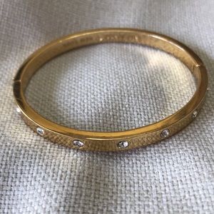 Kate Spade Gold (tone) Stone Hinged Bracelet